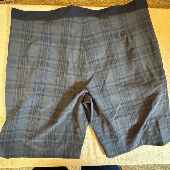 Flag & Anthem Blue  and Gray Board Shorts Swimwear - Picture 2 of 2